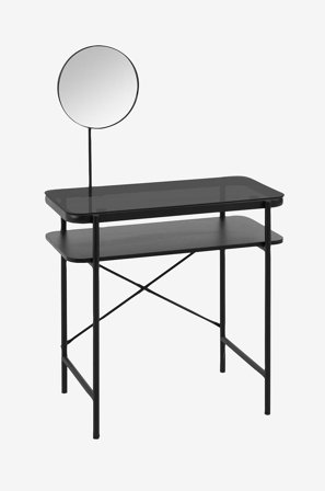 Kave Home - Sminkebord Galatia - Svart - Skrivebord - Fra Homeroom