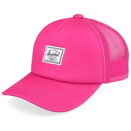 Herschel - Roze trucker Cap - Kids Baby Whaler Mesh Cap 6 – 18 Months Fuchsia Purple Trucker @ Hatstore