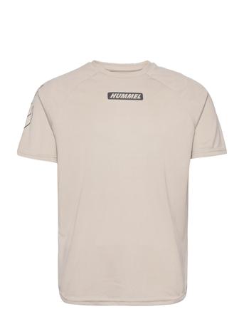 Hmlte Topaz T-Shirt T-shirts Short-sleeved Creme Hummel