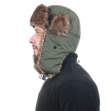 Unisex Aviator Trapperhatt med Öronlappar Fuskpäls Ushanka Vinter