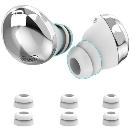 AHASTYLE Galaxy Buds Pro 3 Öronpluggar 3-PACK Vit