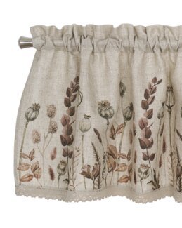 Gardinkappe Høstflora Lin - Linea