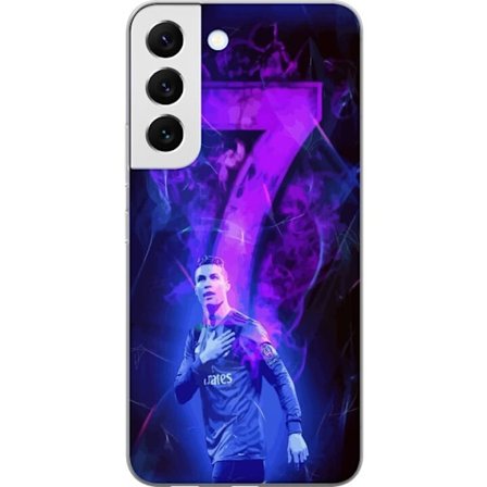 Kompatibelt Mobildeksel til Samsung Samsung Galaxy S22 5G Ronaldo 7 - Fotballlegenden i Aksjon for Fans