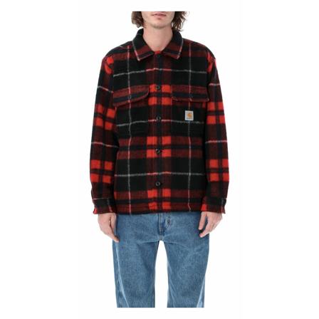 Carhartt Wip, Casual Shirts Rood, Heren, Maat:XL