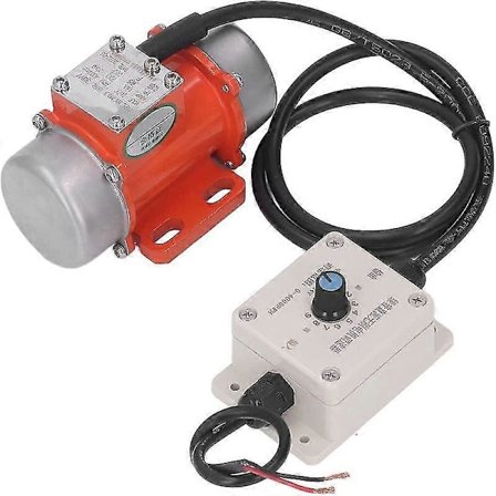 30W Beton Vibrator, 4000RPM Elektrisk Vibrationsmotor med Hastighedsregulator & Justerbar Excitation