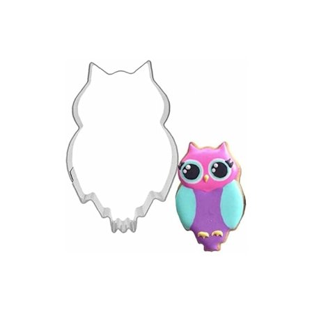 GetRich 10 kpl Ruostumaton teräs Pöllö evästeleikkuri Muna Hedelmäleikkuri Työkalut Lettu Eväste Puristin Leima Kakun Koristelu Leivonta Työkalu