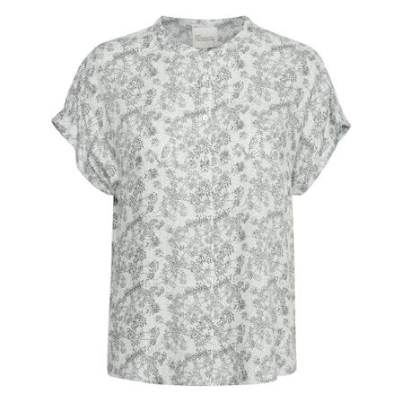 My Essential Wardrobe Shadow Felicia SHirt Blå, Dame Bluser