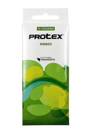 Protex Kondomer Ribbed 10 stk., Mænd, Krop & Helse, Kondomer