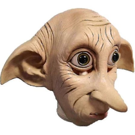 Dobby Mask, Halloween Cosplay Mask Alv Dvärg Alv Latex Mask Helhuvud Kostym Rekvisita Rea-FA-