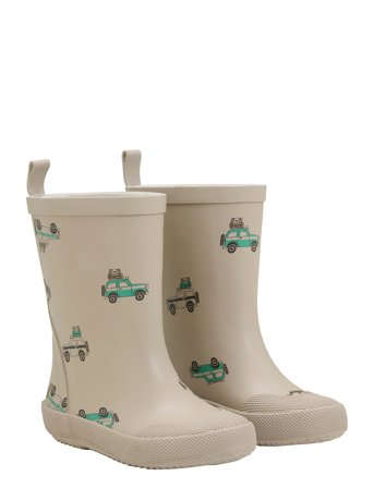 CeLaVi Wellies W. Aop - Beige - 31
