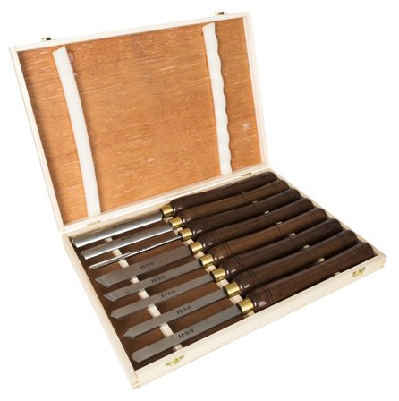 PELA 494217 Dreiejernsett 8 deler, A1005 HSS, Håndverktøy