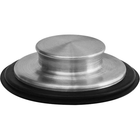 8,57 cm (3 3/8 tommer) - Kjøkkenvaskpropp i rustfritt stål, søppelkvernplugg, passer standard kjøkkenavløpsstørrelse på 8,89 cm (3 1/2 tommer) i 