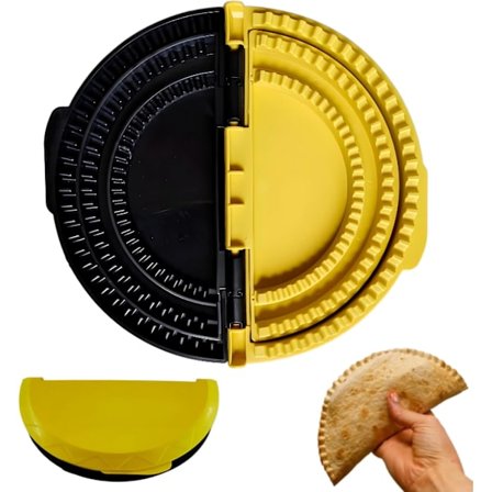 Tortillapuristin ja Quesadilla-laite, 3-in-1 Tortillan Sulkija ja Voileipäpuristin, Säädettävä Tacopuristin