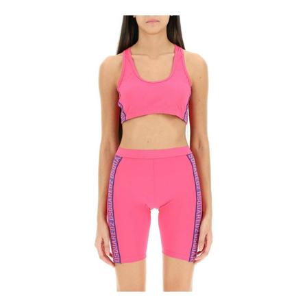 Dsquared2 Sport Bras , Roze , Dames , Maat: S Sport BH's & ondergoed