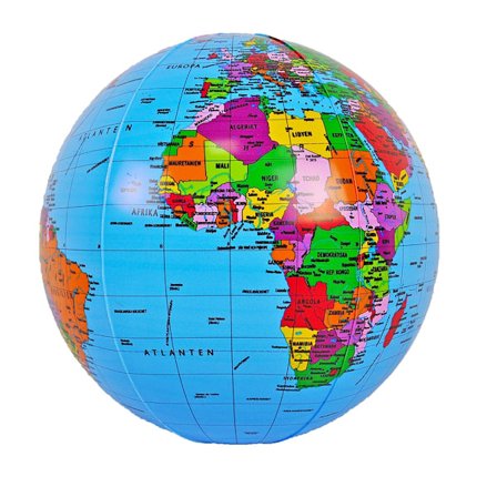 Jordglob uppblåsbar 30 cm 9789113068596