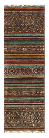 Handgeknüpft Shabargan 84X260 Wollteppich Klein