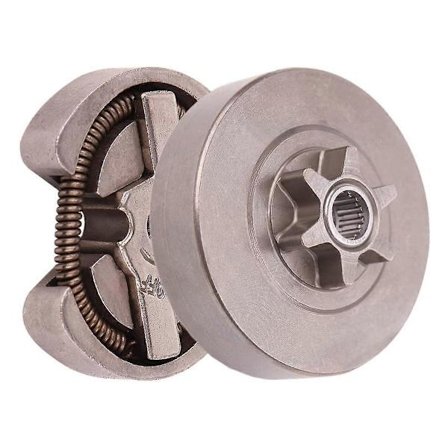 3/8-6T Spur Tandhjul Kobling D Samlesæt til Husqvarna 120 36 41 136 137 141 142 235 235E 240 2