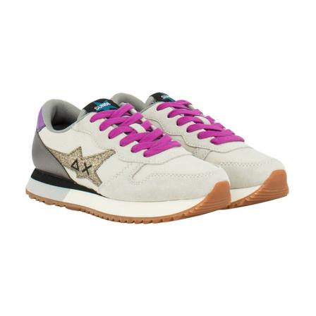Sun68, Sneakers Roze, Dames, Maat:37 EU,rubber,multicolor