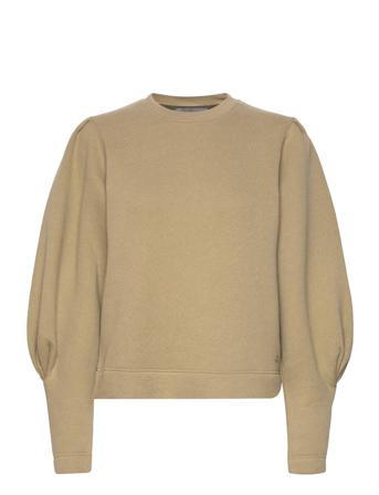 Mmtulic O-Ls Sweatshirt Tops Sweat-shirts & Hoodies Sweat-shirts Beige MOS MOSH