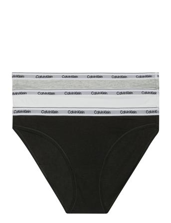 Bikini 3Pk Trosa Brief Tanga Multi/patterned Calvin Klein