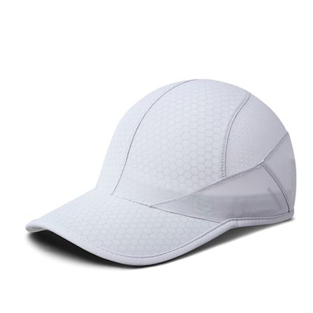 Stretch Löparkeps med mjuk skärm, snabbtorkande, ostrukturerad