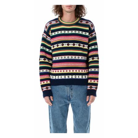 Kenzo Stickat svart, Herr Stickade tröjor, Herr, Storlek: L