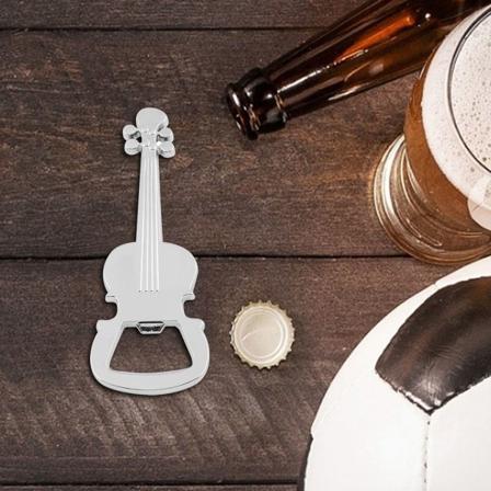 Musik Guitar Metal Vinflaskeåbner Øl Åben Nøglering KLB