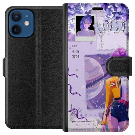 Apple iPhone 12 mini Plånboksfodral Kpop Demon Hunters Rumi Lila Planet Kosmisk Idol Stil Fantasy