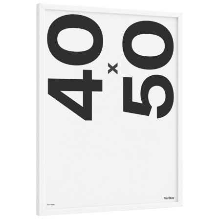 Pen Store Houten lijst Wit 40x50 cm