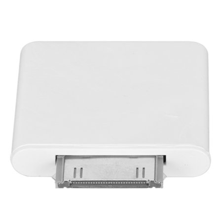 30-pin Bluetooth-adapter, plug and play, drivfri trådløs Bluetooth-lydadapter, sender, hvit