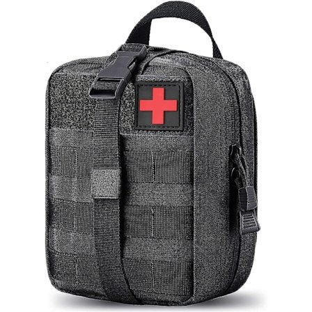 Sotilaallinen ensiapulaukku miehille, all-in-one suuri vyötärölaukku, sopii selviytymiseen, vuorikiipeilyyn, moottoripyöräilyyn, pyöräilyyn, EDC-
