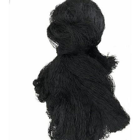 2 10 m finmaskigt dammskyddsnät (15 x 15 mm) - färg: svart - fågelskyddsnät, fågelskyddsnät