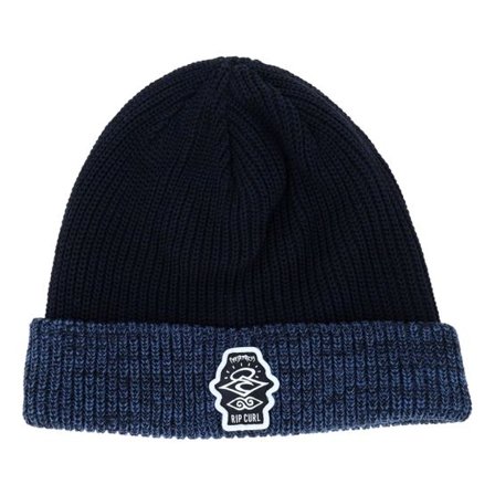 Rip Curl - Svart cuff Beanie - Icons Reg Beanie Black/Navy Cuff @ Hatstore