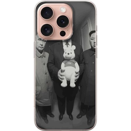 Yhteensopiva Puhelinkuori Apple Apple iPhone 16 Pro Mustavalkoinen taideteos surrealistisella poliittisella symboliikalla ja odottamattomalla kontrast