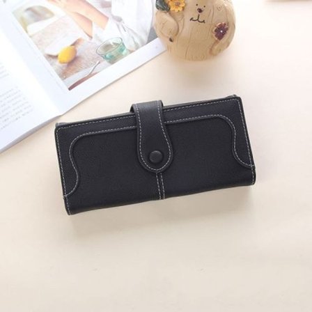 Damplånbok, lång retroplånbok med matt panel (svart)