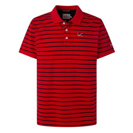 Pepe Jeans, Polo Rood, Heren, Maat:M