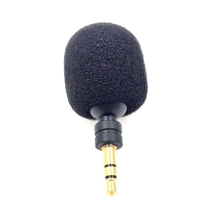 MK-5 Stereo 3,5 mm guldpläterad kontakt Live mobiltelefon surfplatta bärbar dator Mini böj mikrofon