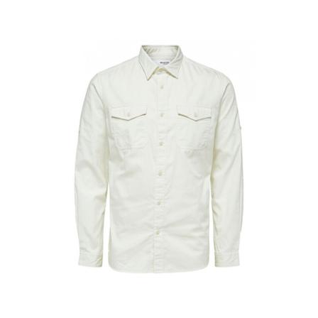 Selected Homme - Skjortor - Vit - Herr - Storlek: S, Herr, Storlek: S
