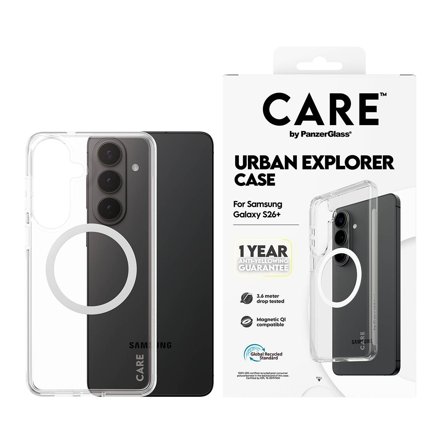PanzerGlass CARE CASE URBAN QI SAMS GALAXY S26 PLUS TRP/WHITE ACCS