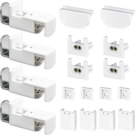 Universal erstatningsbeslag til vertikal montering, persienner, snap-fastgørelseskode, rullegardin (LGL)