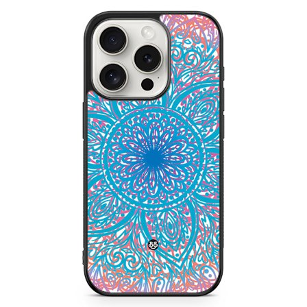 Bjornberry Skal iPhone 15 Pro - Pastellmandala