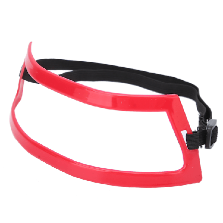 Herre Halsudskæring Barberingsskabelon Nakkehår Trimning Styling Rød Hårgrænse Formningsguide Værktøjer