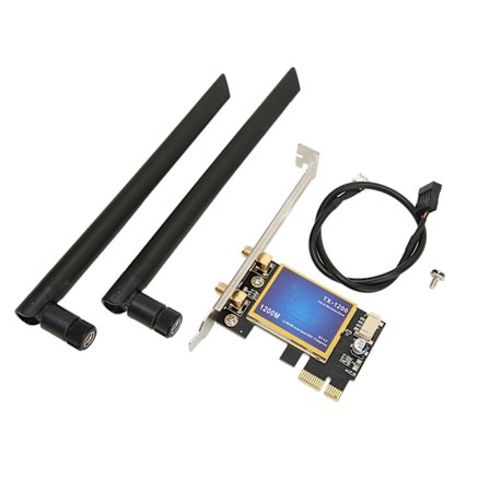 1200Mbps PCIEx1 WIFI Kort Adapter Bluetooth 4.0 2.4Ghz 5Ghz Dual Band WiFi Netværkskort Adapter til PC