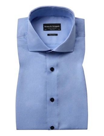 Bs Juan Modern Fit Shirt Blue Bruun & Stengade