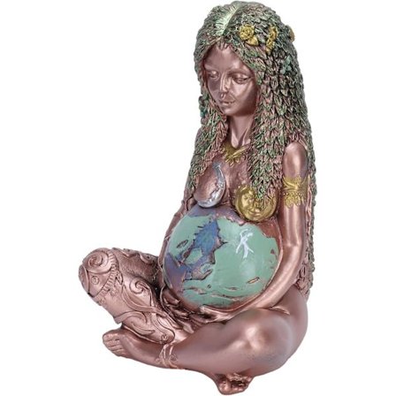 Gudinnastaty, Moder Jord Figur Moder Jord Gudinna Polyresin Figur Goddess Landskapsdekorationer Konststaty för Utomhusdekoration