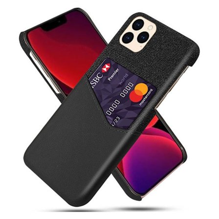 Bofink iPhone 12 Pro Max skal med korthållare - Svart