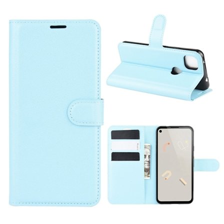 Classic Google Pixel 4a flip etui - Babyblå