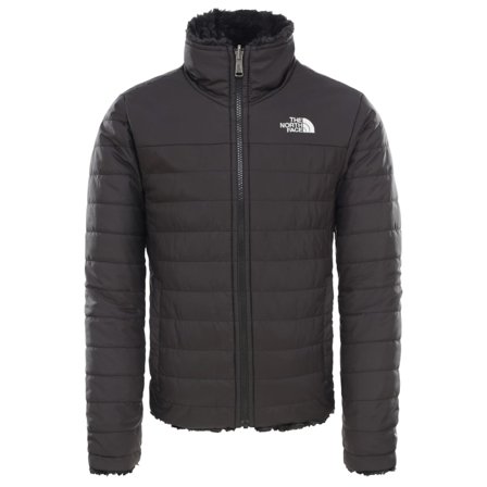 The North Face Girls' Reversible Mossbud Swirl Jacket Children other lightly-lined jackets Black S