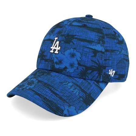 47 Brand - MLB Blu unconstructed Cappellino - Los Angeles Dodgers MLB Alt 47 Clean Up Navy Dad Cap @ Hatstore
