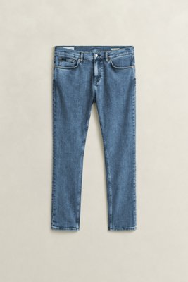 GANT - Slim Fit Clean Wash Jeans til herre semi light blue